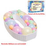 28 inch Mosaic Balloon Numbers Frame Light Up Number 0
