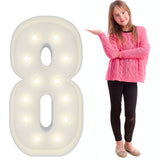 4FT Marquee Light Up Number 8