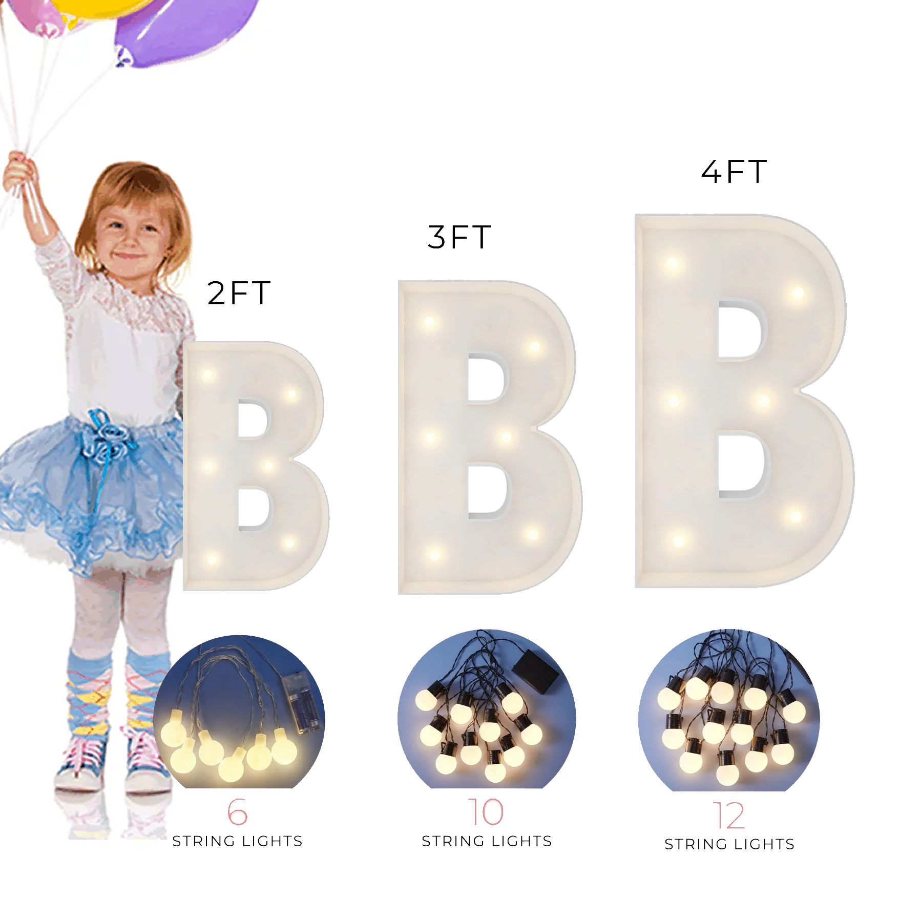 Lampada Decorativa A LED Auraglow Boo – Scritta Luminosa Per Halloween – Alimentata A Batteria Con Timer 4 Ore – Acrilico Bianco Caldo