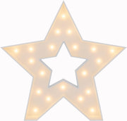 3FT Light Up Marquee Star with Warm White LED Lights | DIY Foam Board Party Decoration for Birthday, Baby Shower, Wedding & Events