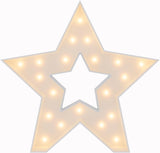3FT Light Up Marquee Star with Warm White LED Lights | DIY Foam Board Party Decoration for Birthday, Baby Shower, Wedding & Events