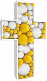 3FT Tall Cross Marquee/Mosaic Balloon Frame DIY Pre Cut Frame Baptism First Holy Communion Celebration