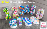 3FT Mosaic Balloon Numbers Frame 0-9 DIY Craft Kit