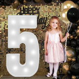 4FT Marquee Light Up Numbers 0-9 DIY Craft Kit