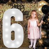 4FT Marquee Light Up Numbers 0-9 DIY Craft Kit