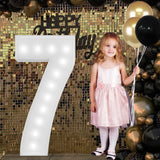 4FT Marquee Light Up Numbers 0-9 DIY Craft Kit