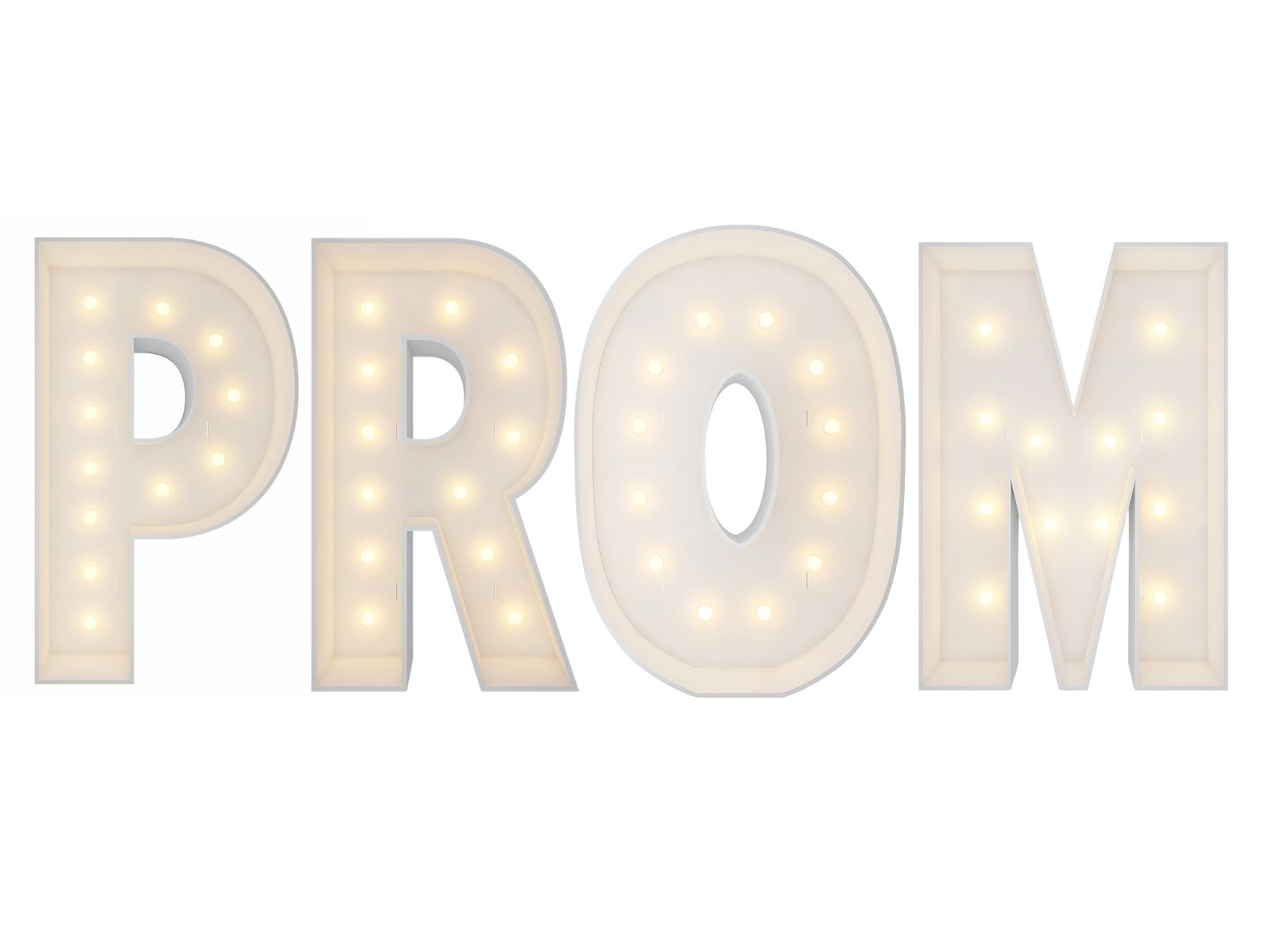 PROM Marquee Light Up Letters Craft Kit for 2025 Graduation – JoyBox Design