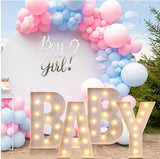 BABY Marquee Light Up Letters Baby Shower or Birthday