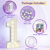 4FT Marquee Light Up Numbers 0-9 DIY Craft Kit