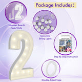 2025 Graduation Marquee Light Up Numbers DIY Craft Kit