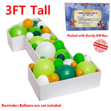 3FT Mosaic Balloon Numbers Frame 0-9 DIY Craft Kit