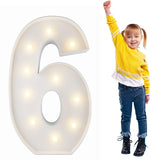 3FT Marquee Light Up Number 6