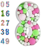 3FT Mosaic Balloon Numbers Frame 0-9 DIY Craft Kit