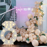 3FT Tall Ring Marquee/Mosaic Balloon Frame DIY Pre Cut Frame for Bridal Shower, Engagement, Wedding Proposal Decorations Party Backdrop Decor