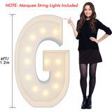 4FT Marquee Light Up Letter G
