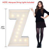 4FT Marquee Light Up Letter Z
