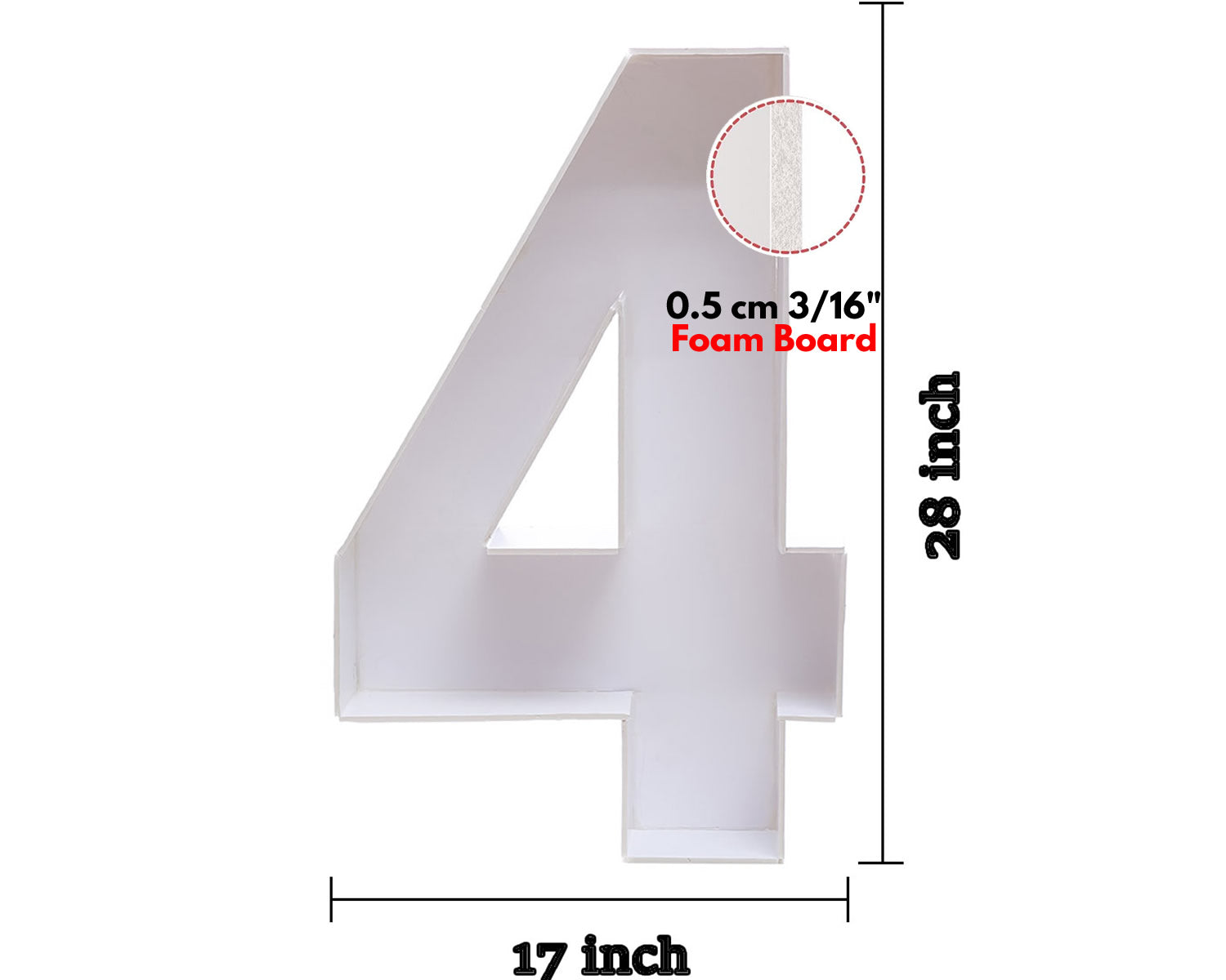 Number 1: 3FT Tall Marquee Light Up Number Tutorial From JoyBox