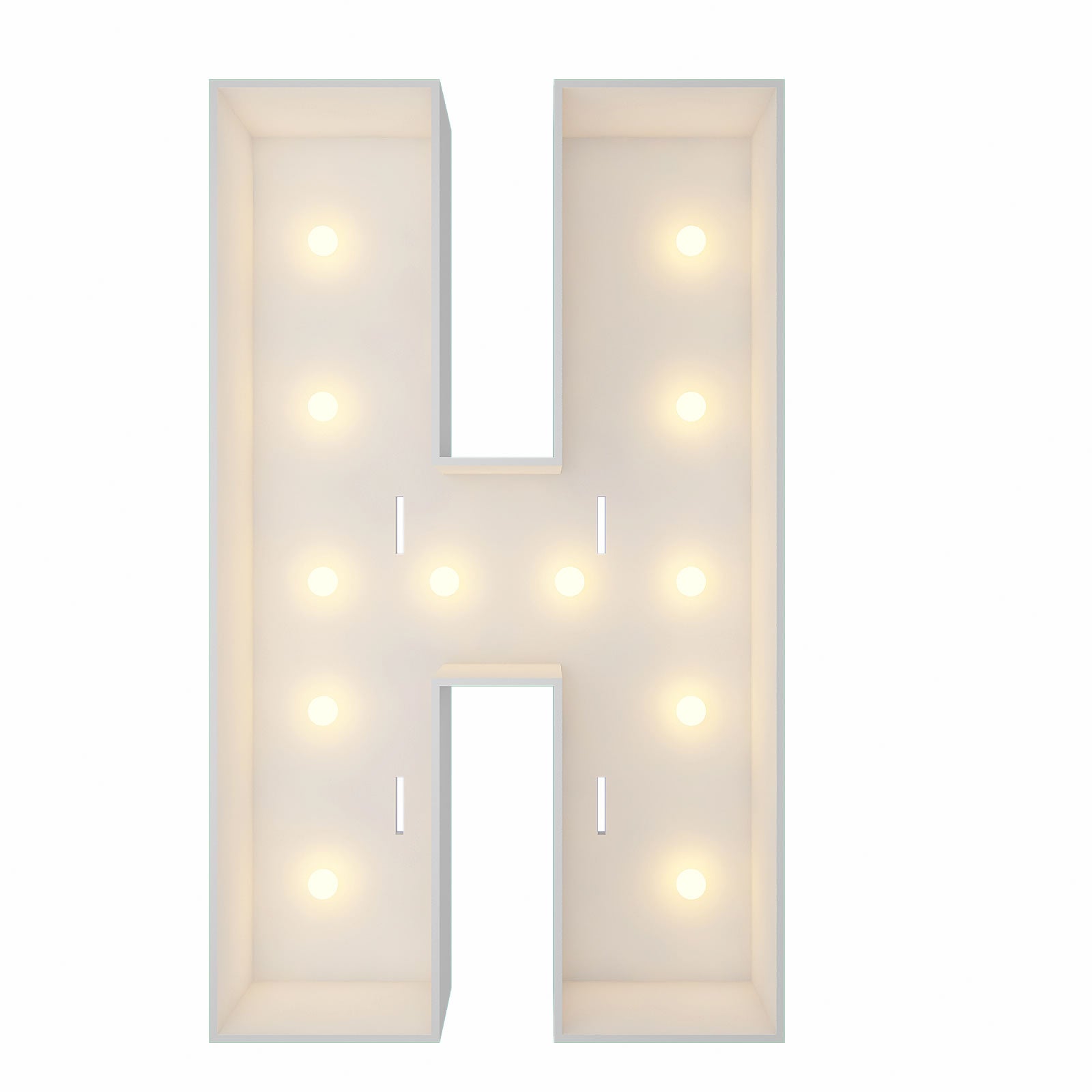 4FT Marquee Light Up Letter H – JoyBox
