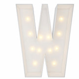 4FT Marquee Light Up Letter W