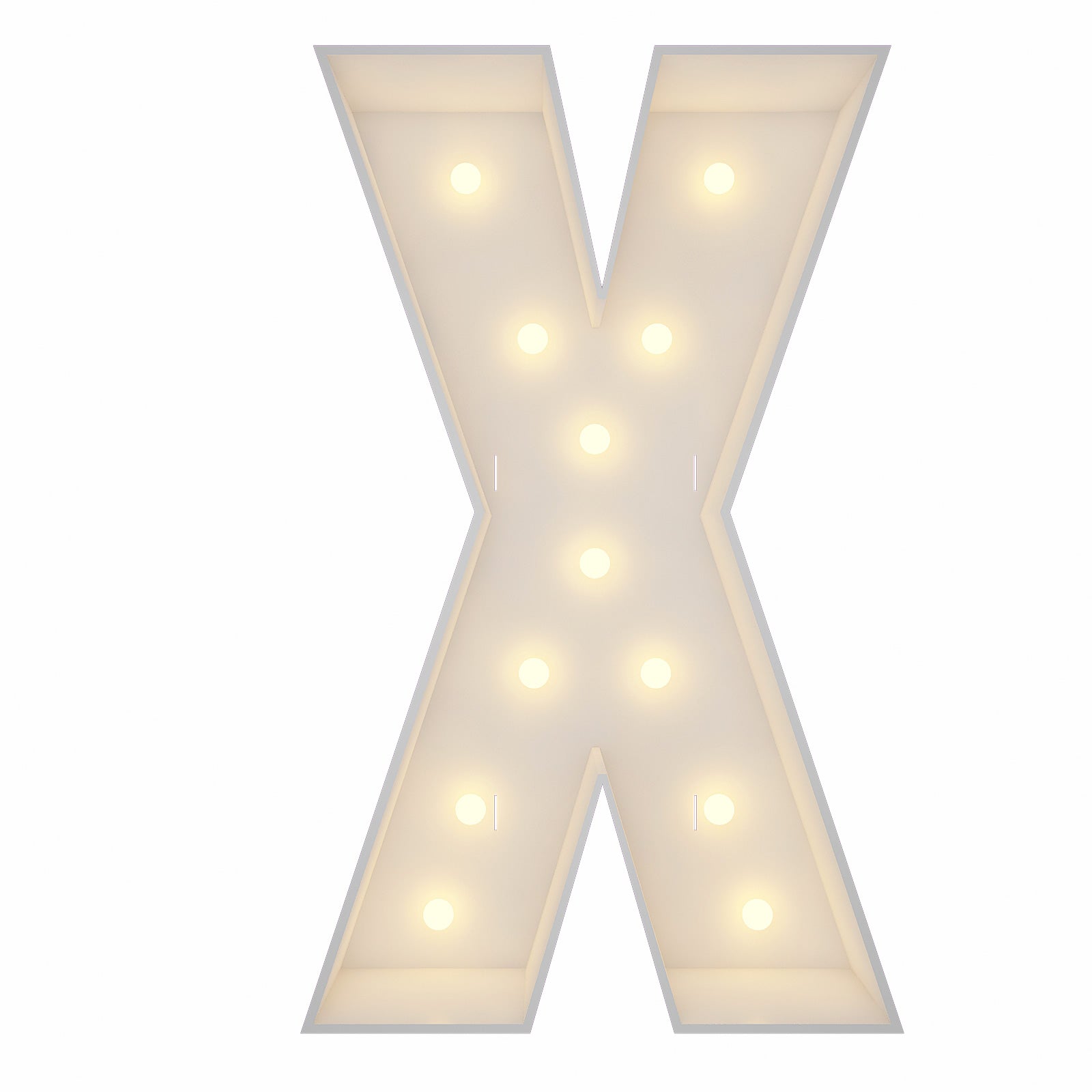 4FT Marquee Light Up Letter X