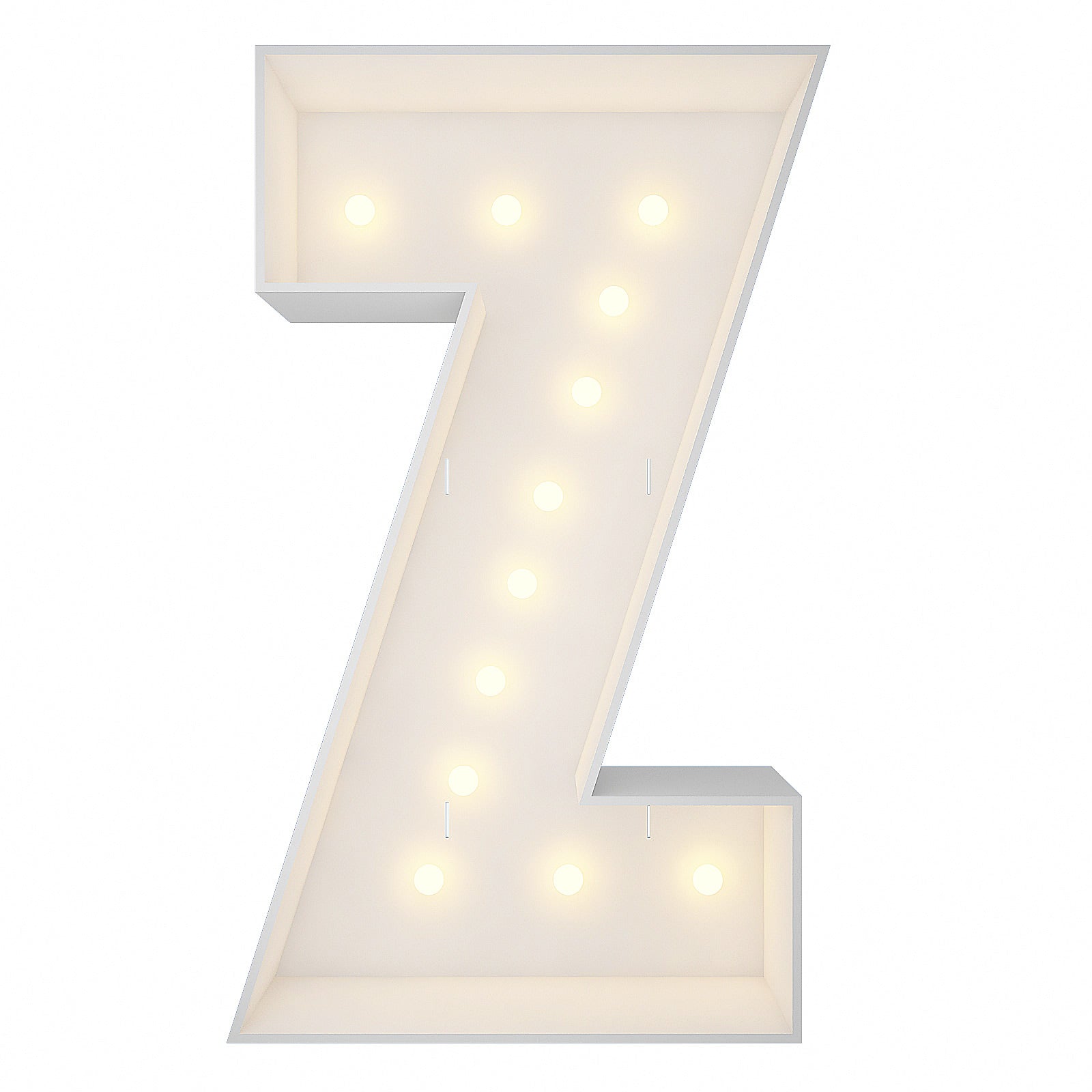 4FT Marquee Light Up Letter Z