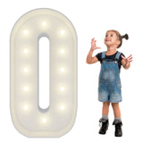 4FT Marquee Light Up Number 0